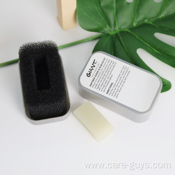 leather clean and polish shoe sponge suede